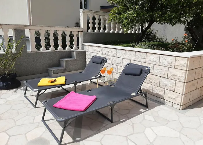 Apartments Alba Podstrana Familien-Und Individualfreundlich Mit Meerblick Und Parkplatz شقة