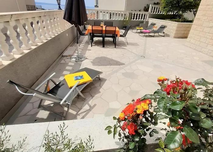 Apartments Alba Podstrana Familien-Und Individualfreundlich Mit Meerblick Und Parkplatz بودْسْتغانا