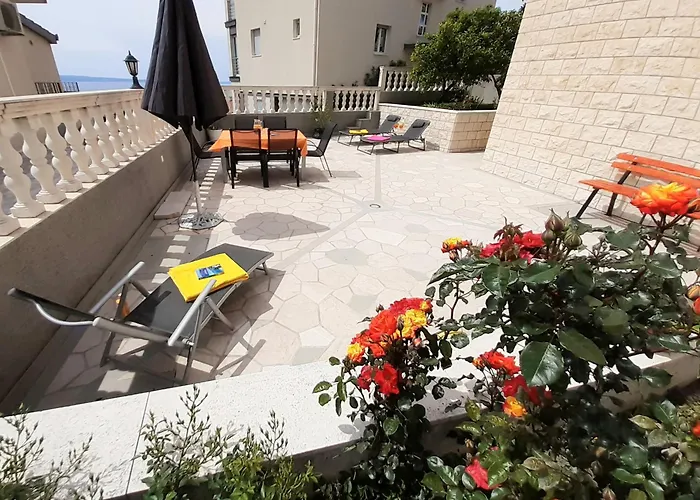 شقة Apartments Alba Podstrana Familien-Und Individualfreundlich Mit Meerblick Und Parkplatz