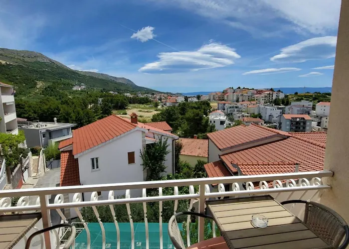 Apartments Alba Podstrana Familien-Und Individualfreundlich Mit Meerblick Und Parkplatz شقة